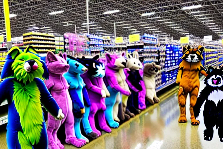 Image similar to photo of fursuits for sale at walmart