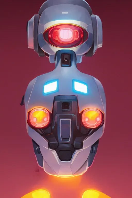 Image similar to metabots medabots medarotto medarot robot minimalist comics helmet mask neon cybereye, behance hd by jesper ejsing, by rhads, makoto shinkai and lois van baarle, ilya kuvshinov, rossdraws global illumination ray tracing hdr radiating a glowing aura