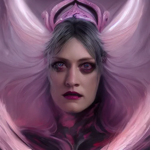 Image similar to Olivia Taylor Dudley as Shalltear Bloodfallen, detailed, centered, digital painting, artstation, concept art, donato giancola, Joseph Christian Leyendecker, WLOP, Boris Vallejo, Breathtaking, 8k resolution, extremely detailed, beautiful, establishing shot, artistic, hyperrealistic, beautiful face, octane render, cinematic lighting, dramatic lighting, masterpiece