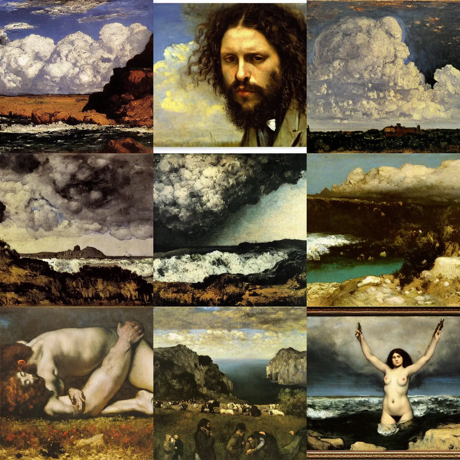 gustave courbet. the origin of the world Stable Diffusion