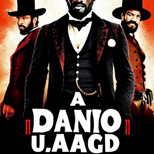 Image similar to a new movie poster for django unchained