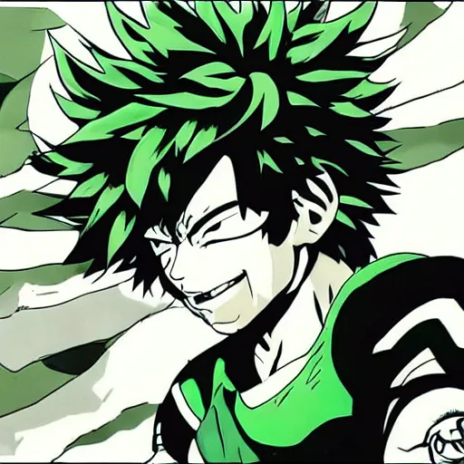 Image similar to Izuku Midoriya dies in a nuclear explosion, Yoji Shinkawa