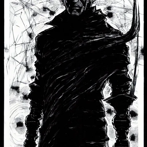 Image similar to Joe Biden looking sinister, by Tsutomu Nihei, highly detailed