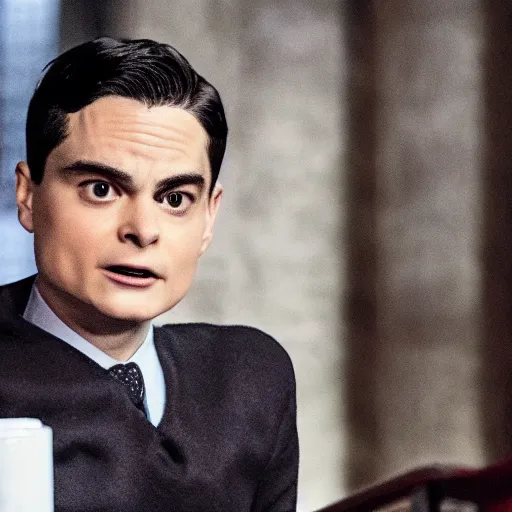 Prompt: ben shapiro as tom riddle in harry potter chamber of secrets , 8k resolution, full HD, cinematic lighting, award winning, anatomically correct
