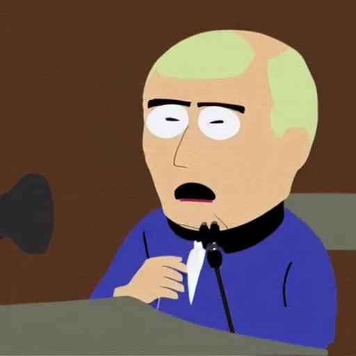 Prompt: biden, south park