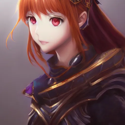 Image similar to anime portrait of Camelot as an anime girl by Stanley Artgerm Lau, WLOP, Rossdraws, James Jean, Andrei Riabovitchev, Marc Simonetti, and Sakimichan, trending on artstation
