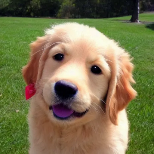 Prompt: the cutest Golden Retriever in the world