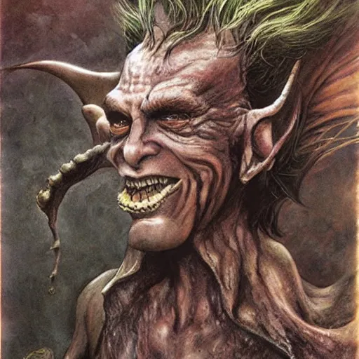 Prompt: ben stiller as a goblin, brian froud style, highly detailed, high resolution, award winning