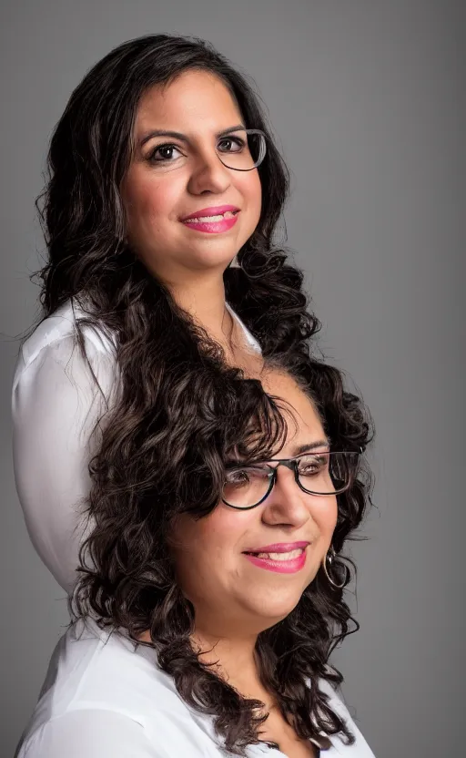 Prompt: professional latina teacher, head and shoulders portrait, dramatic lighting, Sigma 85mm f_1.4, 8k, color