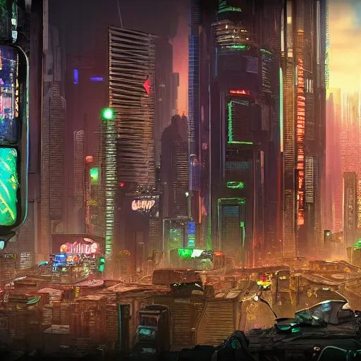 Image similar to cyberpunk slums