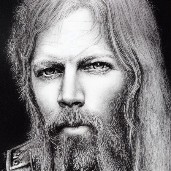 Prompt: a highly detailed portrait of duane allman in the style of luis royo.