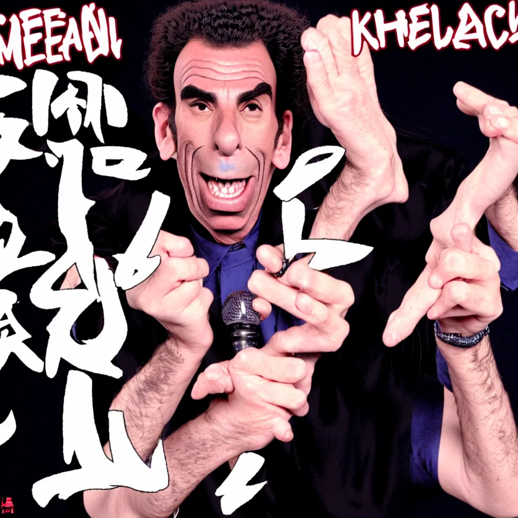 Image similar to michael richards kramer stand up special in the style of japanese manga