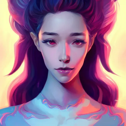 Prompt: a portrait of a beautiful full body Stella Maeve dark magic, art by lois van baarle and loish and ross tran and rossdraws and sam yang and samdoesarts and artgerm, digital art, highly detailed, intricate, sharp focus, Trending on Artstation HQ, deviantart, unreal engine 5, 4K UHD image