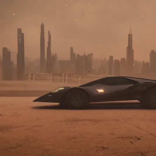 Image similar to photorealistic blade runner 2049 setting