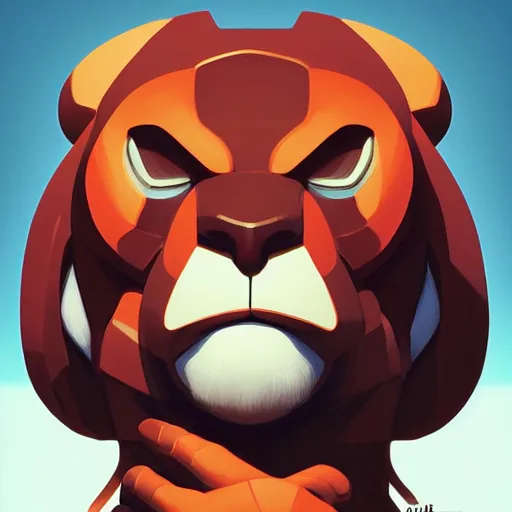 Image similar to face icon stylized minimalist beastwars, loftis, cory behance hd by jesper ejsing, by rhads, makoto shinkai and lois van baarle, ilya kuvshinov, rossdraws global illumination