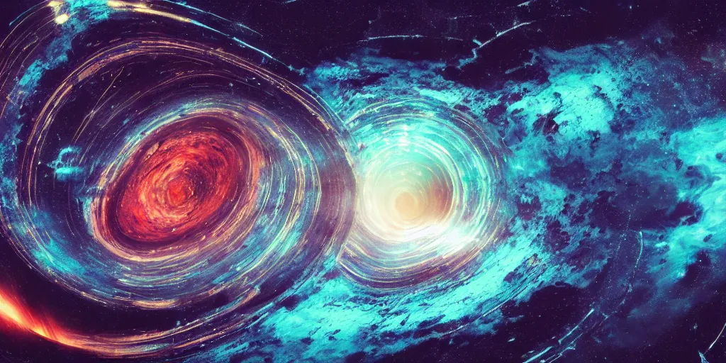 Image similar to Shockwaves of the universe ripple throughout, using sound to travel, it dissipates everything in its wake, melting, and distributing deep forces of energy into the bounded stellar objects that float about, trending on artstation, artstation futurism, artstation photography, 4k, 8k