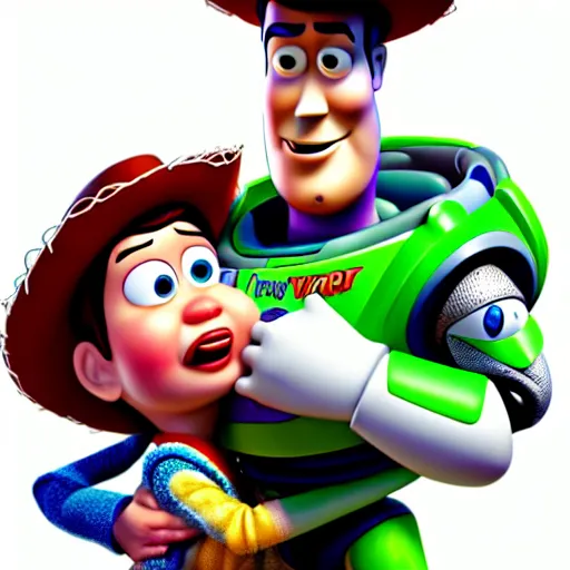 Prompt: pixar toy story sid as an adult trending on artstation hd digital painting
