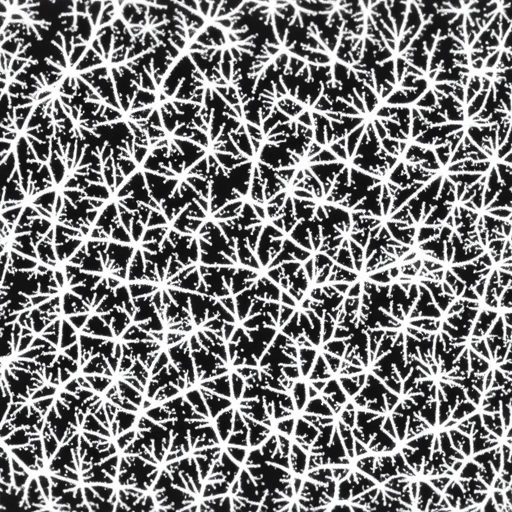 Prompt: photograph of dendrites. ilford hp5 film.