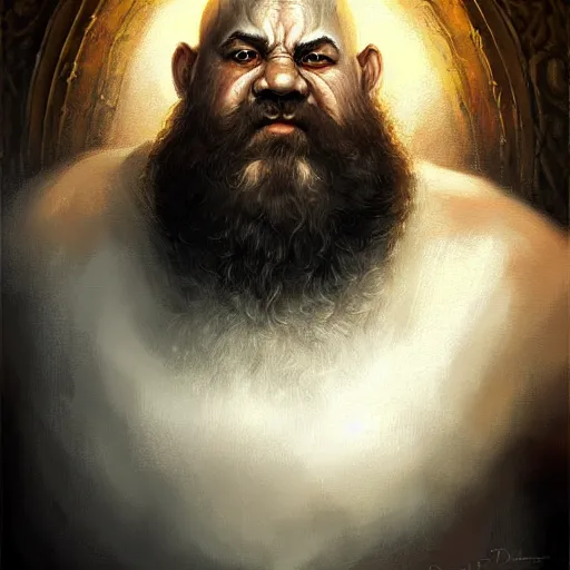 Image similar to portrait painting of a dwarven berserker, sharp focus, award - winning, trending on artstation, masterpiece, highly detailed, intricate. art by lise deharme