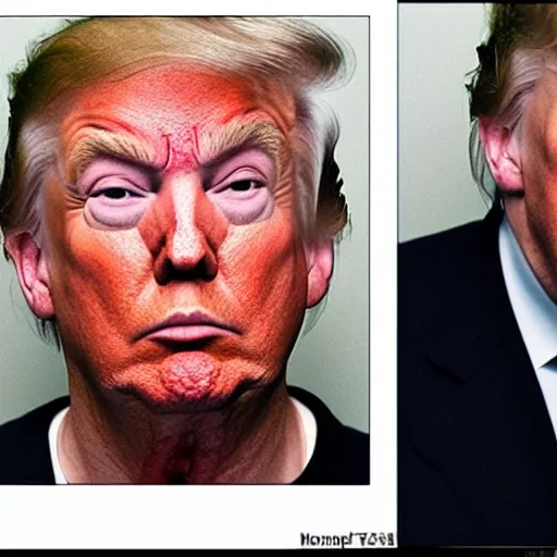 Image similar to donald trump mug shot