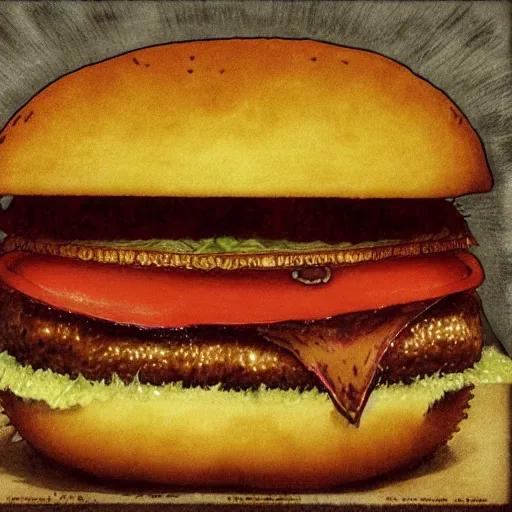 Image similar to burger by kentaro miura