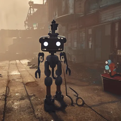 Image similar to nanny bot from fallout 4