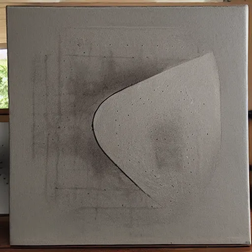 Prompt: shapes on canvas, concretism style