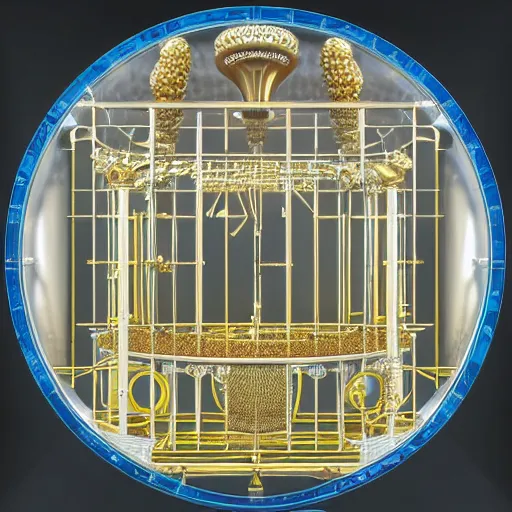 Prompt: Opulent hyperbaric Victorian Moscow subway prison chronomacrophotograph mycelial Faberge royal jelly scissors chamber on a nanometer scale. Ultracomplex precision engineering diagram render.-H 768
