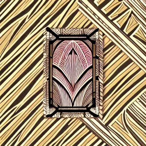 Prompt: taro card, art deco, trending on devianart, detailed