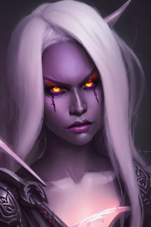 Image similar to Character concept portrait art of a female Drow necromancer, scythe, pretty face, long dark hair, by Stanley Artgerm Lau, WLOP, Rossdraws, James Jean, Andrei Riabovitchev, Marc Simonetti, and Sakimichan, tranding on artstation