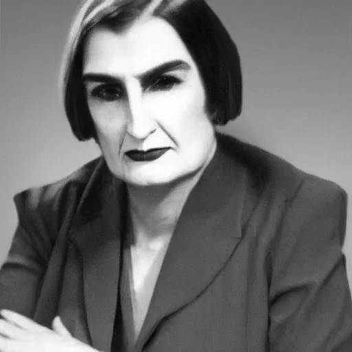 Prompt: ayn rand cosplay