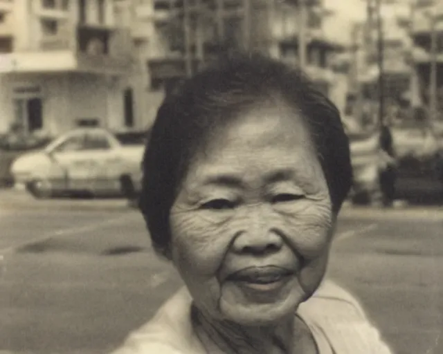 Image similar to old photograph of my grandma taken in manila circa 1996