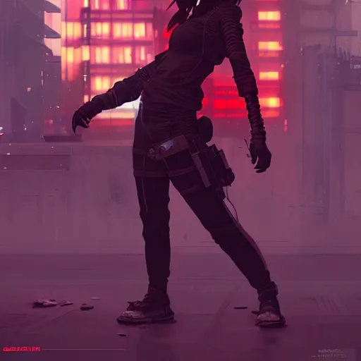 Prompt: a cyberpunk anarchist, by guweiz and wlop and ilya kuvshinov and artgerm and josan gonzalez, digital art