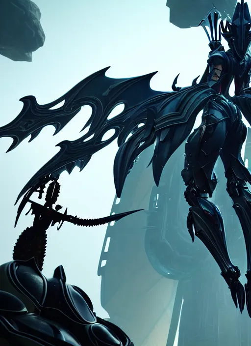 Prompt: extremely detailed upward cinematic shot of a giant goddess 1000 meter tall beautiful stunning hot saryn prime female warframe, with a perfect stunning anthropomorphic robot mecha female dragon head, OLED visor for eyes, metal ears, silver sharp streamlined armor, sharp robot dragon paws, sharp claws, walking on top of a tiny city, towering high up over your view, legs taking your pov, camera looking up between her legs, thick smooth warframe legs looming over towers, stepping on towers, stepping on the city, crushing buildings beneath her detailed sharp claws, camera looking up at her from the ground, fog rolling in, massive scale, epic proportions, ground view, upward shot, epic shot, low shot, leg shot, dragon art, micro art, macro art, giantess art, macro, furry, giantess, goddess art, warframe fanart, furry art, furaffinity, digital art, high quality 3D realistic, DeviantArt, artstation, Eka's Portal, HD, depth of field