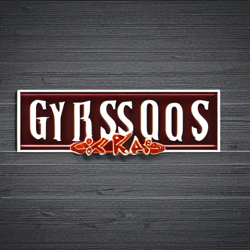 Image similar to a logo for a gyros restaurant