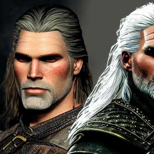 Prompt: anson mount as geralt