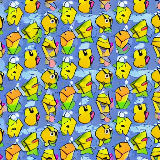 Image similar to a pattern inspired by pokemon backgrounds, gameboy color graphics