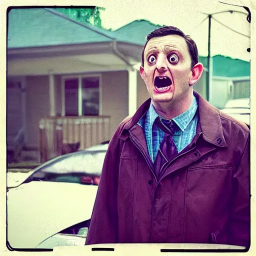 Prompt: “Tim Robinson in a horror movie.”