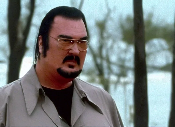 Image similar to steven seagal as julian in a still from the tv show trailer park boys (2001)