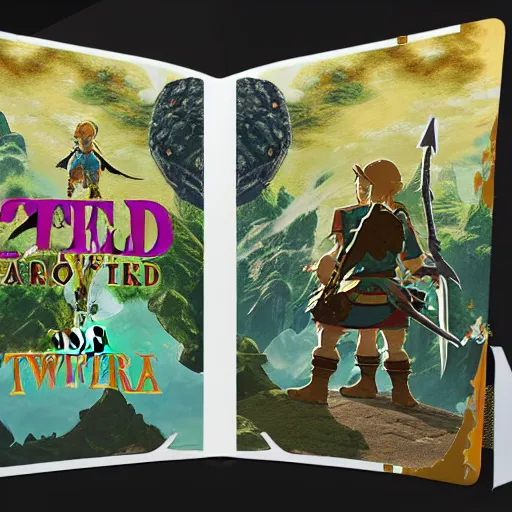 Image similar to pop-up book of Breath of the Wild. Photography. Award-winning. Trending. UHD.