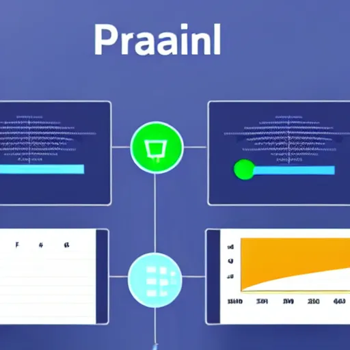 Image similar to a powerpoint presentation about ai making powerpoint presentations. powerpoint spreadsheet.