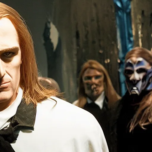 Image similar to arthas menethil as the american psycho, cinematic still