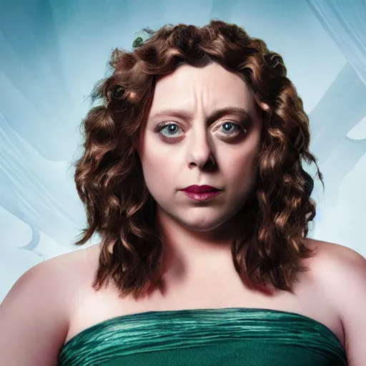 Image similar to rachel bloom as medusa in real life, highly detailed, hyper realistic, 8 k resolution