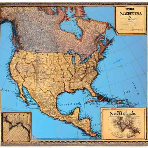 Image similar to north america map with names