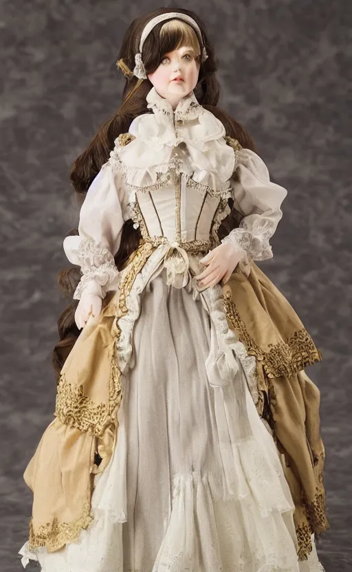 Image similar to dollfie in victorian dress