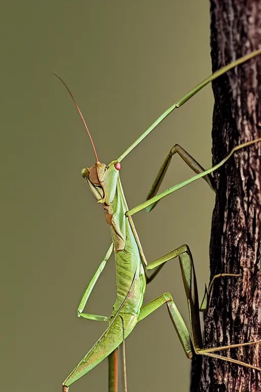 Prompt: praying mantis