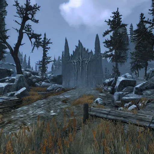 Image similar to Skyrim with better graphics 4K quality super realistic