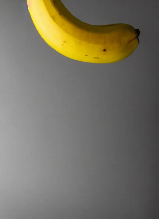 Image similar to banana floating in mid air, radiating aura, motion blur, film grain, cinematic lighting, experimental film, shot on 1 6 mm, soft lighting