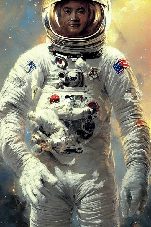 Image similar to “The Bodhisattva Astronaut by Craig Mullins”