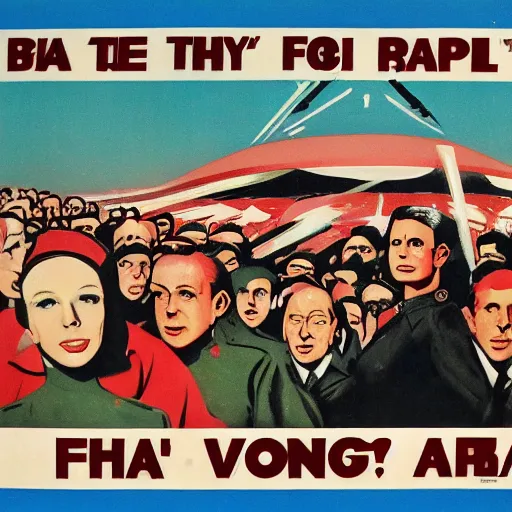 Image similar to propaganda poster of the 1 9 7 0's